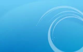 蓝底卡通圆形海报背景免抠