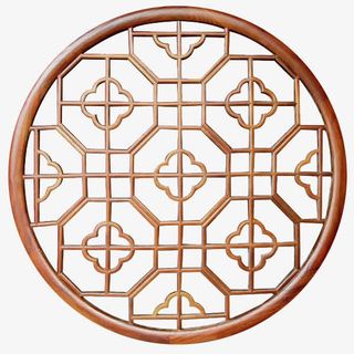 古代雕花窗户免抠