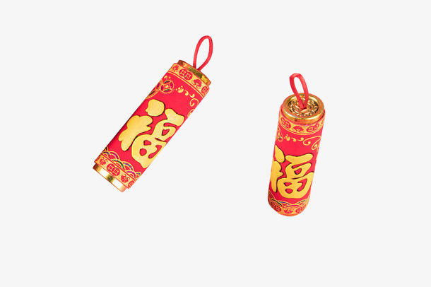 红色鞭炮免抠