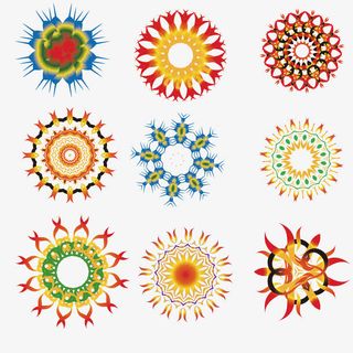 中国风传统花纹矢量素免抠