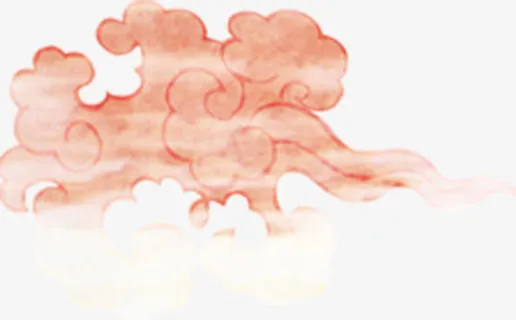 水彩云彩免抠