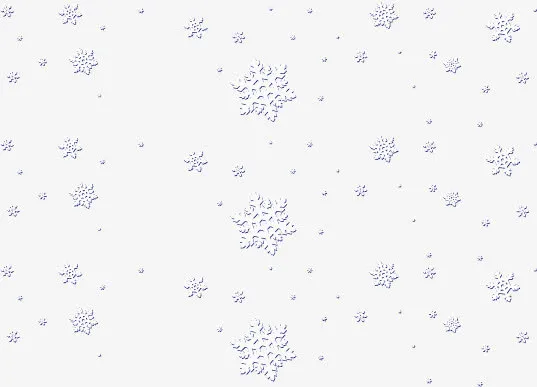 冬季雪花符合装饰元素免抠