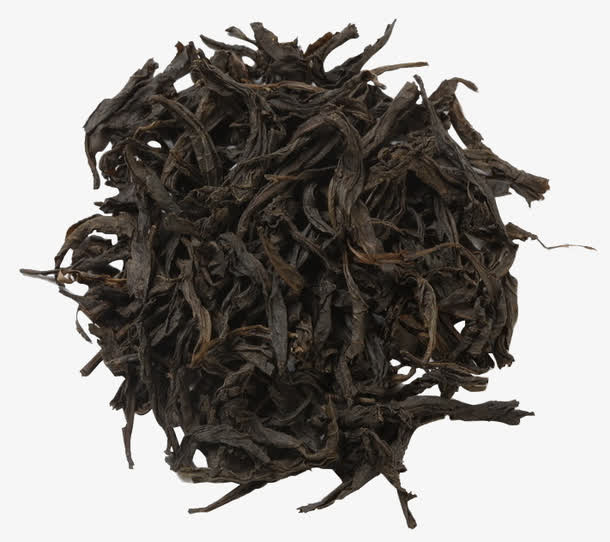 黑茶茶叶实物免抠