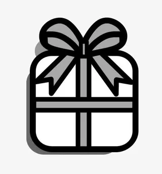 箱圣诞节礼物包目前奖惊喜单色图免抠