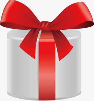 红色蝴蝶结矢量素材免抠