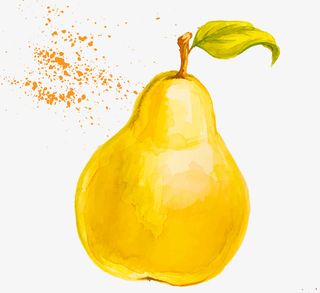 卡通手绘水果装饰海报设计免抠