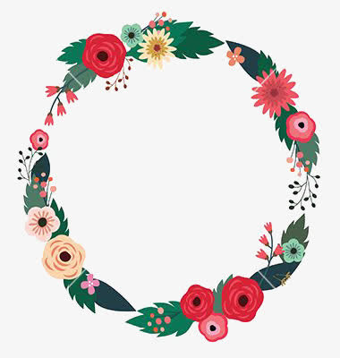 卡通圣诞花环免抠