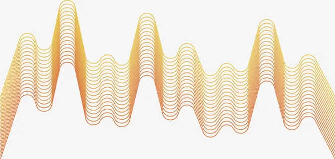 三维立体波纹图免抠