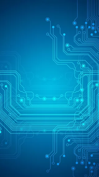 蓝色科技光影H5背景高清