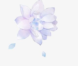 手绘中国风 png素材 花瓣掉落免抠