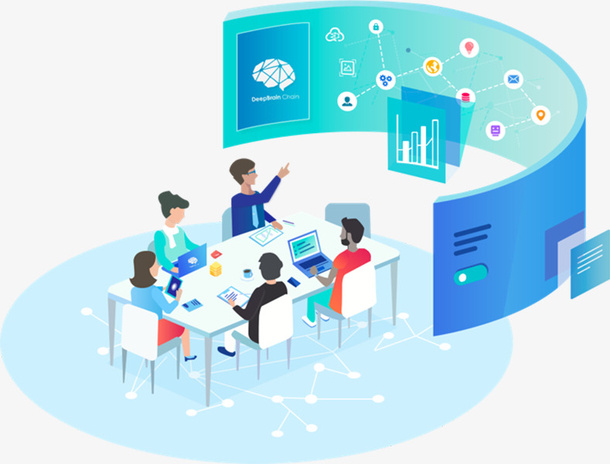 开会数据分析免抠