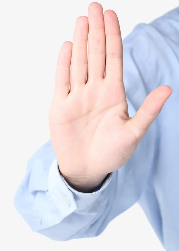 拒绝手势免抠