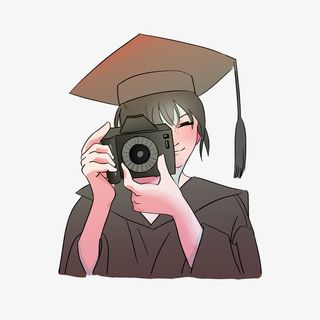 毕业典礼拍照免抠