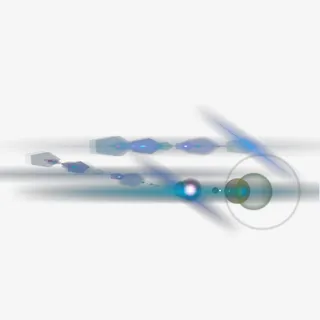 蓝色科技光效免抠