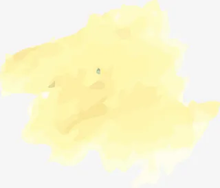 创意黄色涂鸦免抠