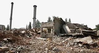 地震废墟场景免抠