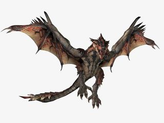 怪兽在飞的龙免抠