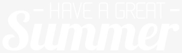 暑期 暑假 summer 夏日  艺术字免抠