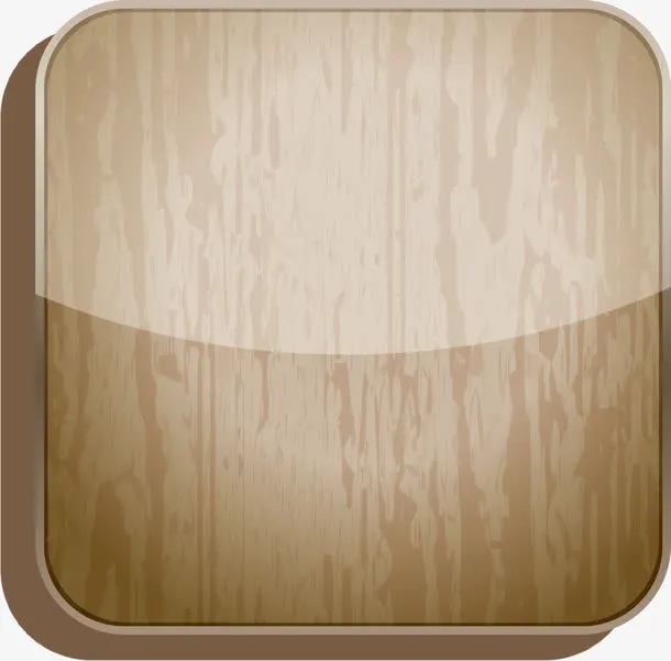 方形复古按钮免抠