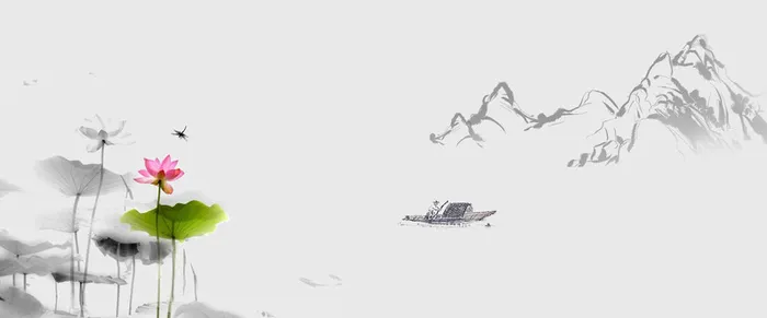 水墨山水背景素材免费下载高清