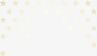 金色星星框架免抠