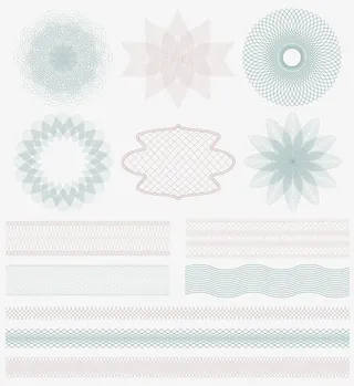 矢量卡片装饰底纹素材免抠