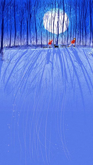 冬季H5背景高清