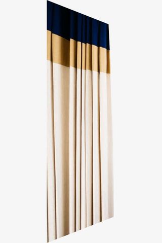 精美渐变色彩窗帘卧室免抠