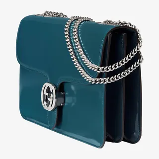 UCCI古驰 经典双G深蓝色漆免抠