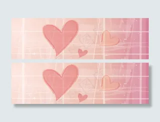 心形女装banner背景设计