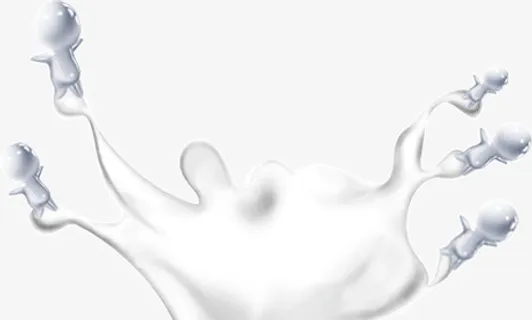 牛奶人 牛奶 白色 卡通牛奶人免抠