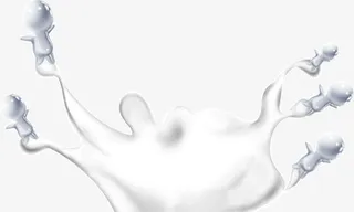 牛奶人 牛奶 白色 卡通牛奶人免抠