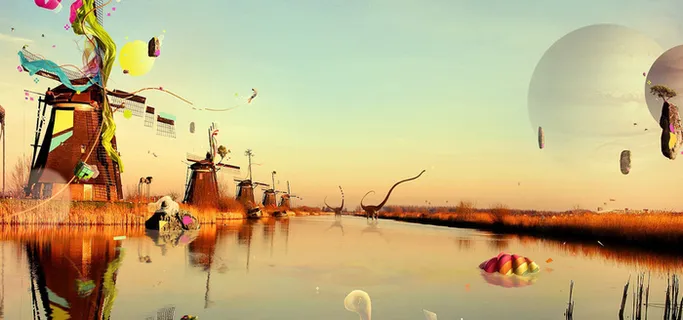 卡通素材展板高清