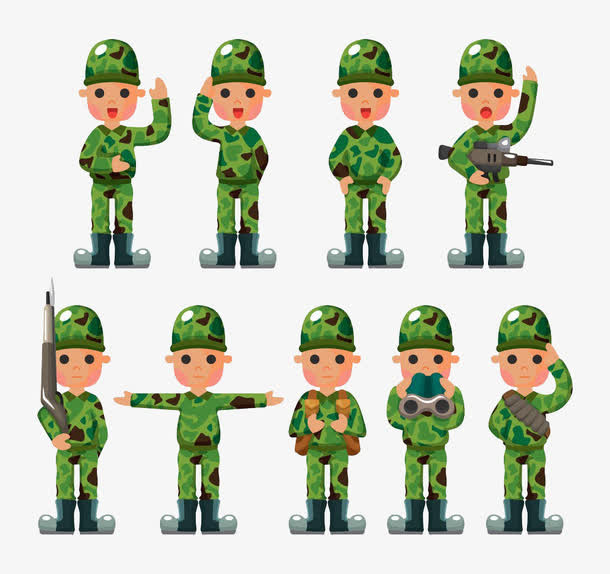 军人的威严免抠