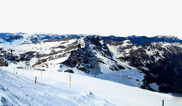 铁力士雪山图片免抠