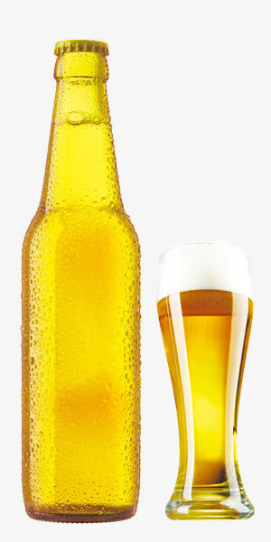 夏日冰冻啤酒免抠