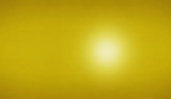 黄色光效渐变海报免抠