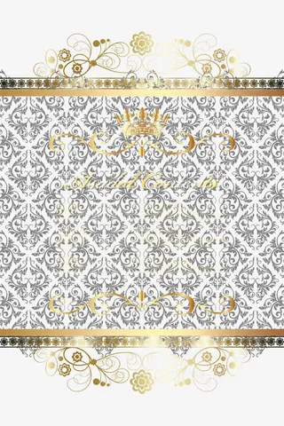 欧式花纹边框免抠