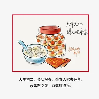 大年初二习俗免抠