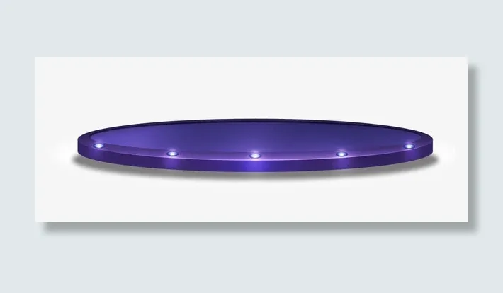 紫色圆形舞台免抠