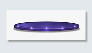 紫色圆形舞台免抠