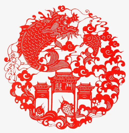 鱼跃龙门免抠
