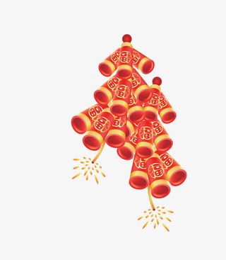 元宵节炮竹免抠