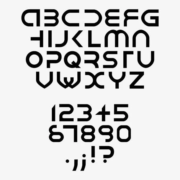 手绘设计数字免抠