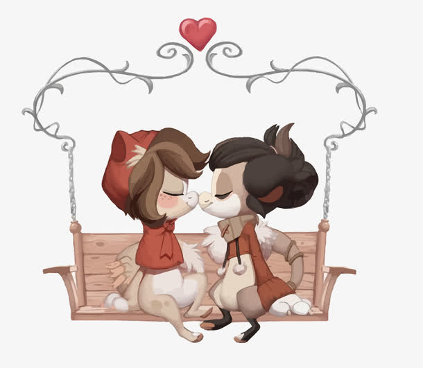 矢量谈恋爱免抠