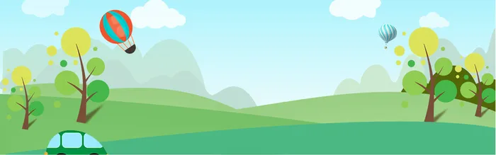 绿色春天banner海报背景高清