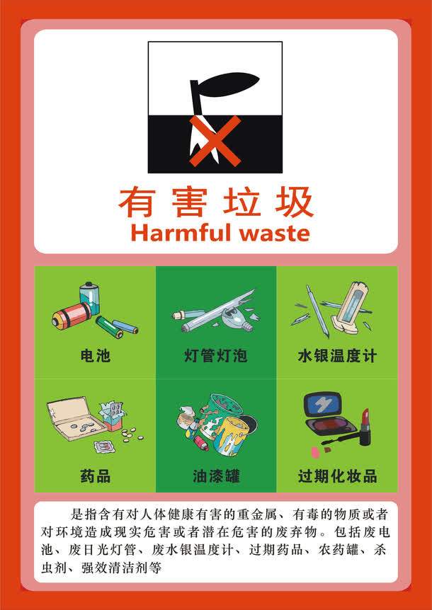 有害垃圾免抠