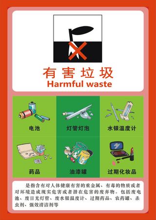 有害垃圾免抠