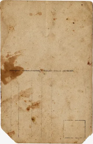 怀旧纸张信纸免抠