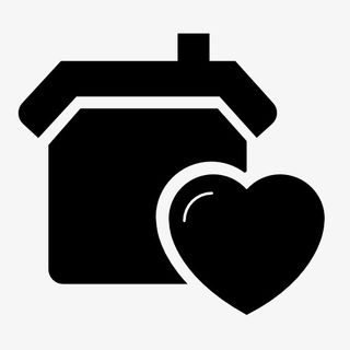 房子和爱心图标免抠